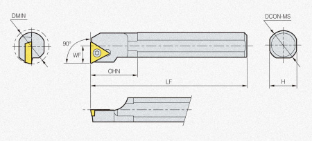 Державка S10M-STFPR-11 