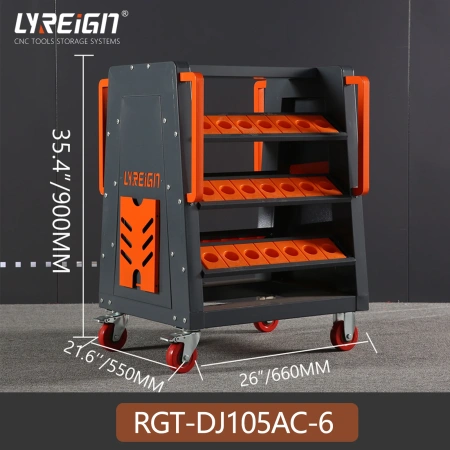 Тележка для инструмента с ЧПУ. Двухсторонняя передвижная тележка для хранения инструментов.