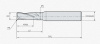 Фреза концевая CRE2060-060-R05 PC210C