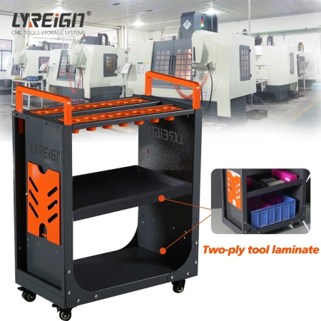 Тележка для инструмента с ЧПУ удобна, компактна и проста в сборке.