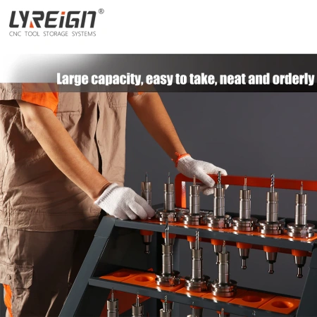 Транспортер держателя инструмента с ЧПУ имеет трапециевидную форму для удобства хранения и извлечения.