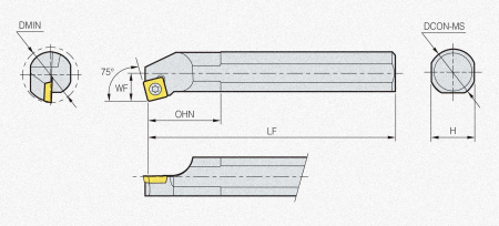 Державка S16N-SSKPL-09 