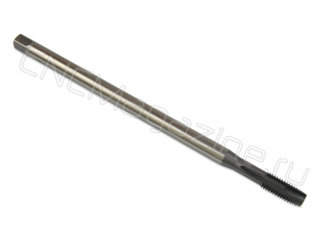 SA612009-LS Метчик M10x1.5 HSSE-Co 6H DIN371 прямая канавка с длинным хвостовиком TiCN