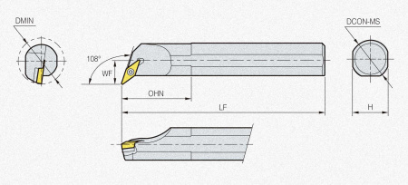 Державка S16R-SVQCL-11 