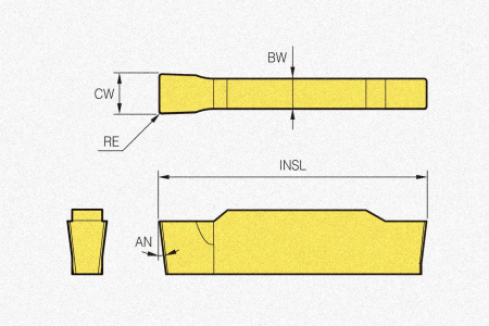 Пластина твердосплавная KGGN500S-03-R PC9030
