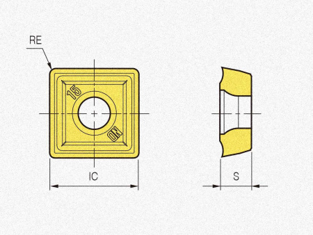 Пластина твердосплавная SPET130410-ND H01