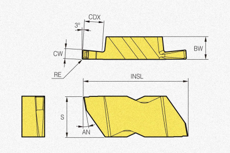 Пластина твердосплавная KNG2M250R PC8110