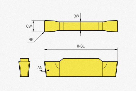 Пластина твердосплавная KGGN200-02-R PC9030