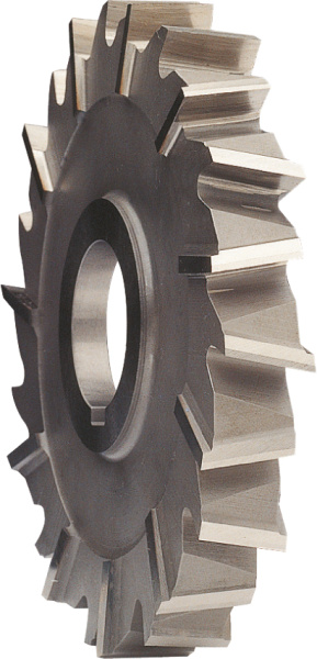 Трехсторонняя дисковая фреза из быстрорежущей стали Milling CuttEr с перекрестными зубьями. 63X4X22