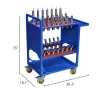 Синяя классическая тележка для инструментов с ЧПУ BT40-35PCS