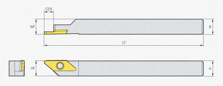 Державка SBHL1212-K25 