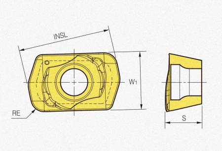 Пластина твердосплавная LPMW040210R PC2505