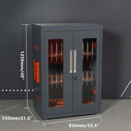 Высококачественный шкаф для инструментов с деревянными панелями