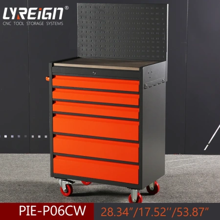 Тележка для инструментов с ЧПУ, шесть ящиков