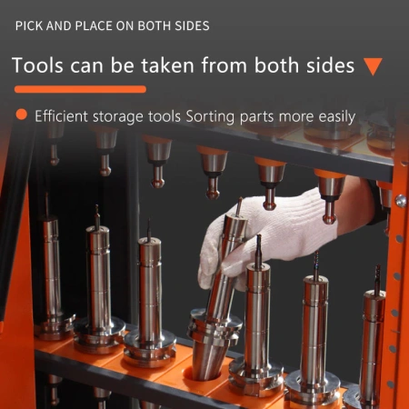 Вертикальный шкаф для инструментов с выравнивающими углами, высота 195 см