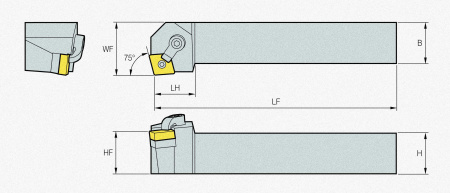 Державка MCKNL2525-M12 
