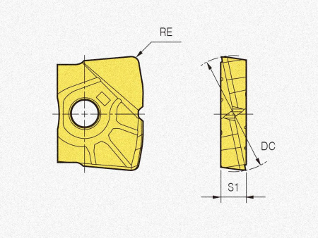 Пластина твердосплавная LFH120 PC210F