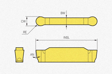 Пластина твердосплавная KRGN800-A H01