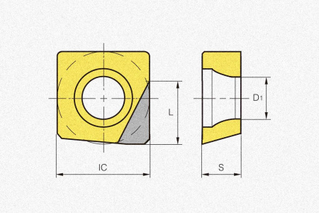 Пластина твердосплавная SNEW09T3ADTR-XAW DP200