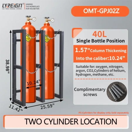 Стойка для газовых баллонов, кронштейн для кислородного баллона, стойка для хранения баллонов с ацетиленом и углекислым газом