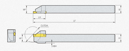 Державка KGEHR1414-2-D25A 
