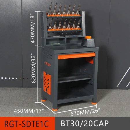Небольшой верстак с ЧПУ и устройством для снятия держателя инструмента с ЧПУ
