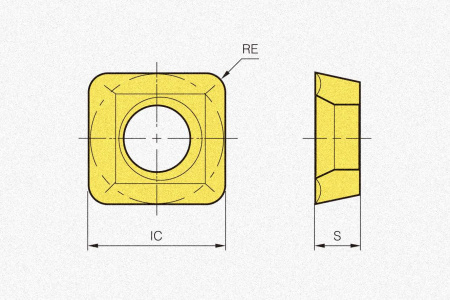 Пластина твердосплавная SDMT090308-MM PC5300