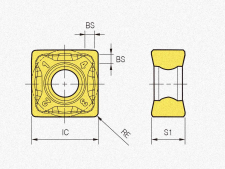 Пластина твердосплавная SNEX120612-ML NCM535