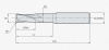 Фреза концевая CRNE2030-050-R05N12 PC210C